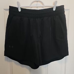 Under Armour Black Athletic Shorts High-Waisted